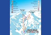 Prato Spilla piste map